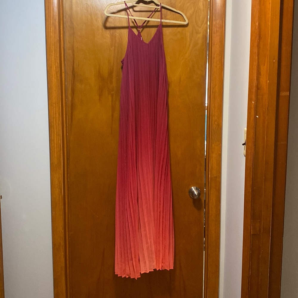 BarIII maxi dress. Ombré pink dress